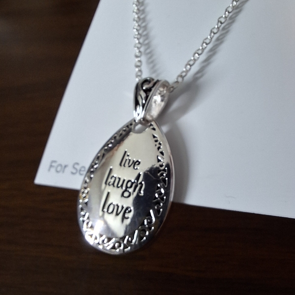 Live Laugh Love jewelry set BELK hypoallergenic - Picture 3 of 5